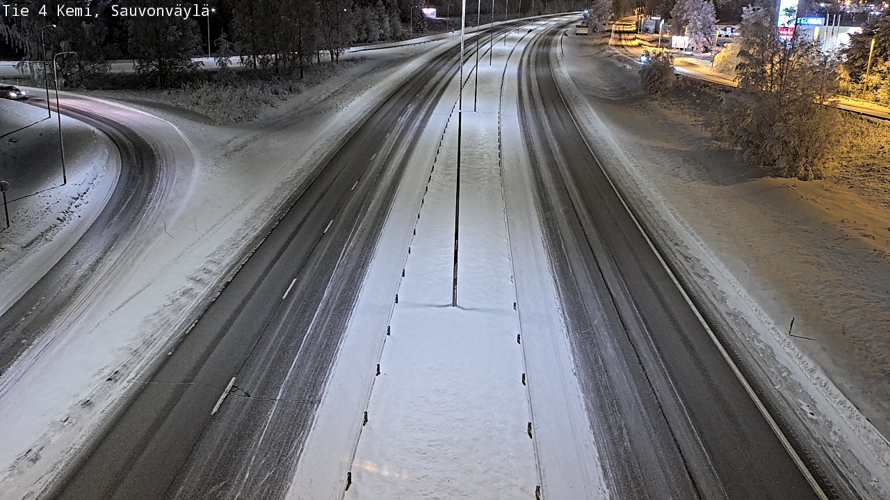 Kelikamerat Kuva Tie 4 Kemi, Sauvonväylä, Kemi, Lappi