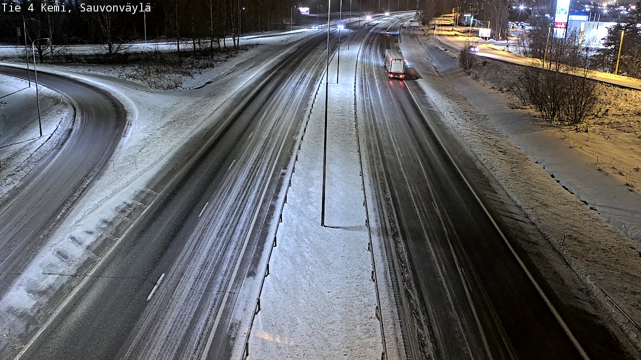 Weather Camera Image Road 4 Kemi, Sauvonväylä, Kemi, Lappi