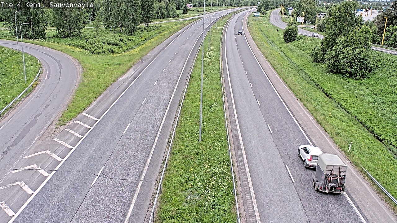 Kelikamerat Kuva Tie 4 Kemi, Sauvonväylä, Kemi, Lappi