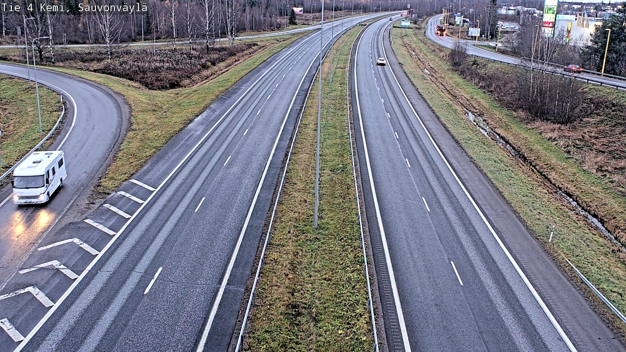 Kelikamerat Kuva Tie 4 Kemi, Sauvonväylä, Kemi, Lappi