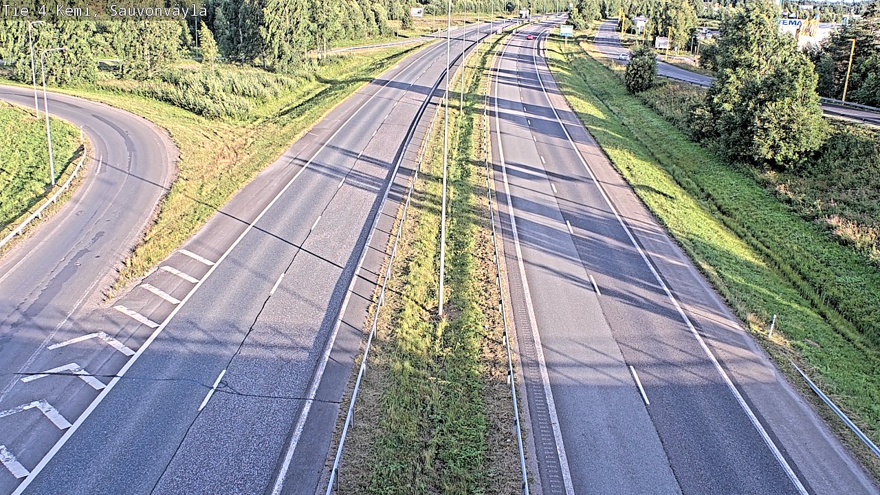 Kelikamerat Kuva Tie 4 Kemi, Sauvonväylä, Kemi, Lappi