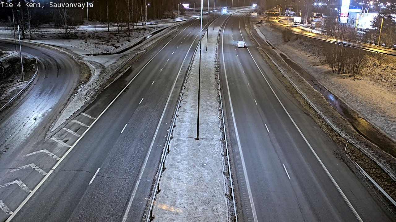 Weather Camera Image Road 4 Kemi, Sauvonväylä, Kemi, Lappi