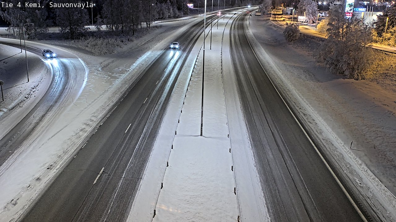 Kelikamerat Kuva Tie 4 Kemi, Sauvonväylä, Kemi, Lappi