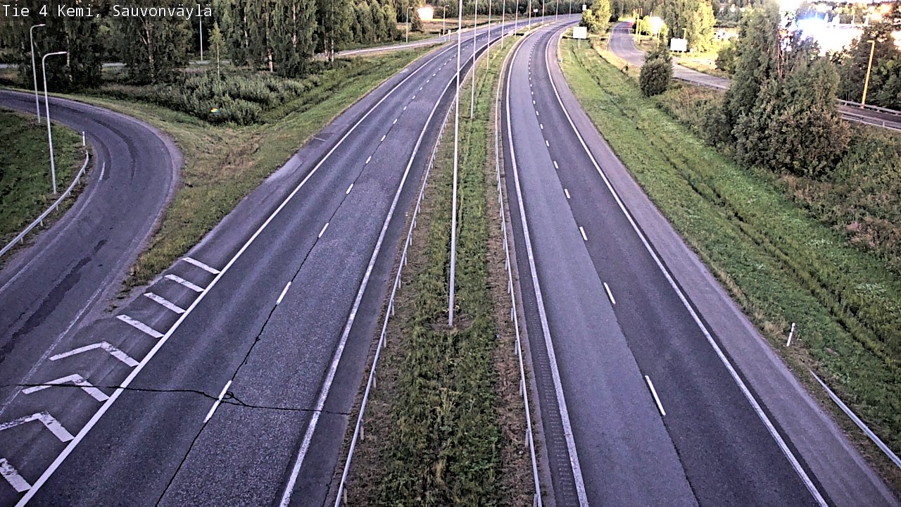 Kelikamerat Kuva Tie 4 Kemi, Sauvonväylä, Kemi, Lappi