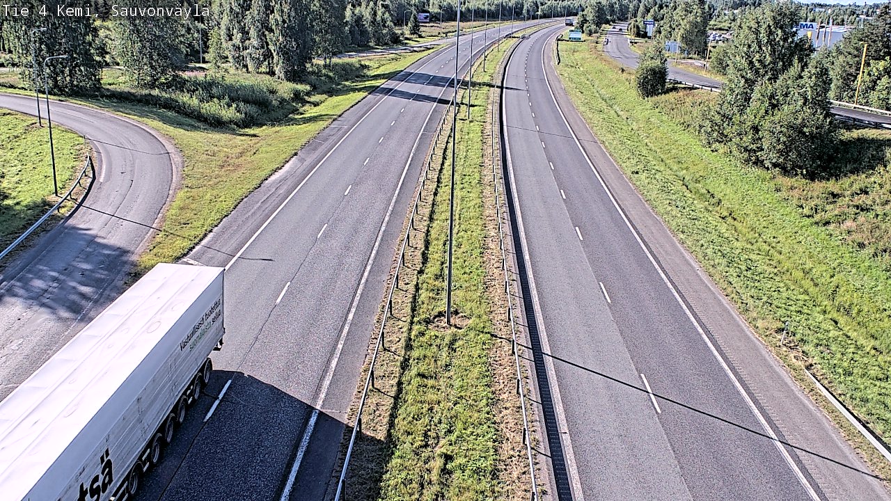 Weather Camera Image väg 4 Kemi, Sauvonväylä, Kemi, Lappi