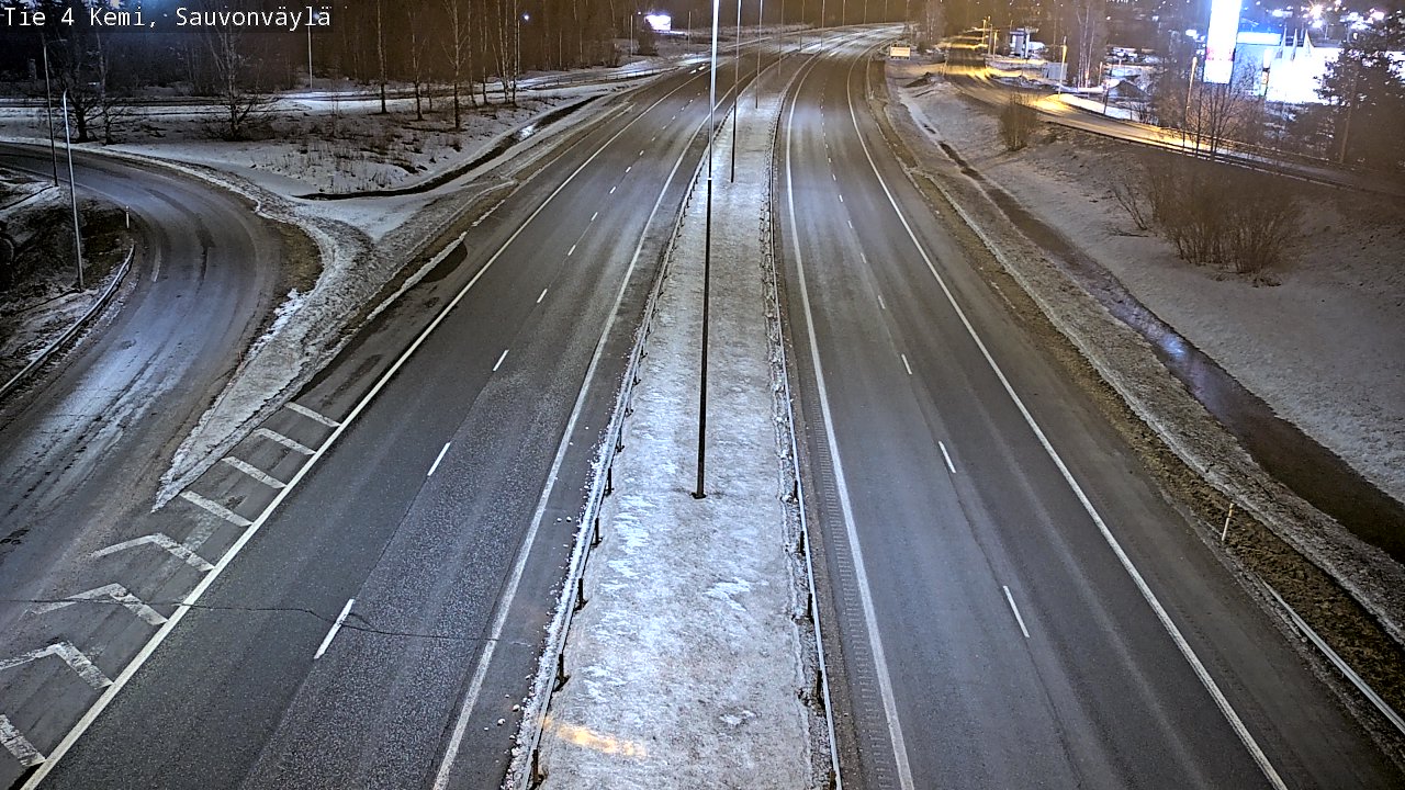 Kelikamerat Kuva Tie 4 Kemi, Sauvonväylä, Kemi, Lappi