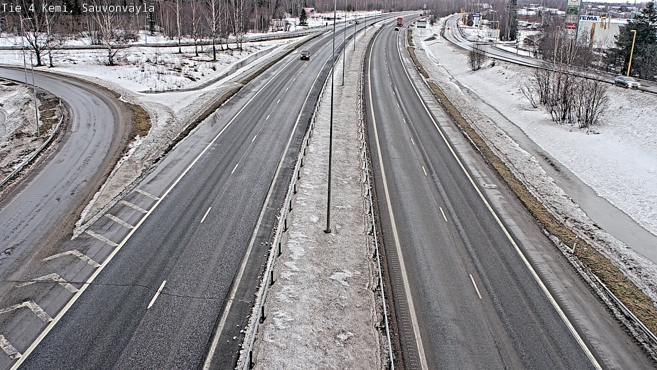 Kelikamerat Kuva Tie 4 Kemi, Sauvonväylä, Kemi, Lappi
