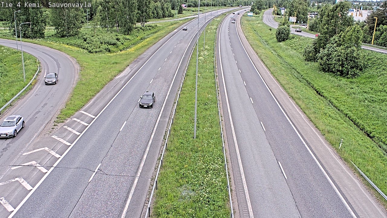Kelikamerat Kuva Tie 4 Kemi, Sauvonväylä, Kemi, Lappi