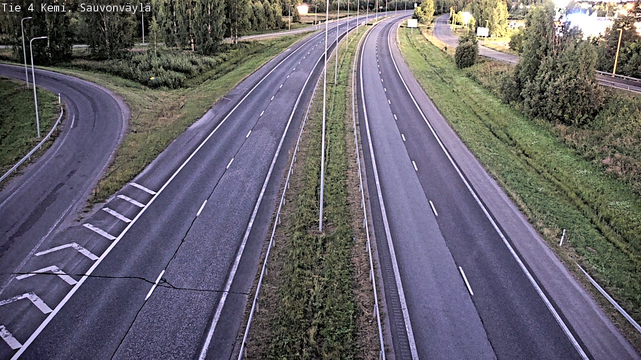Kelikamerat Kuva Tie 4 Kemi, Sauvonväylä, Kemi, Lappi