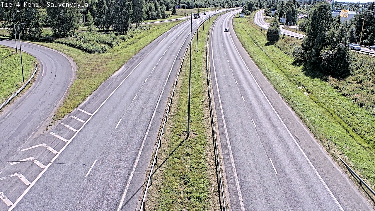Kelikamerat Kuva Tie 4 Kemi, Sauvonväylä, Kemi, Lappi