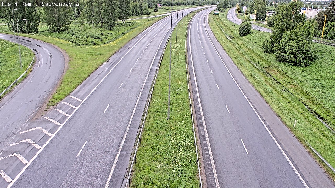 Kelikamerat Kuva Tie 4 Kemi, Sauvonväylä, Kemi, Lappi