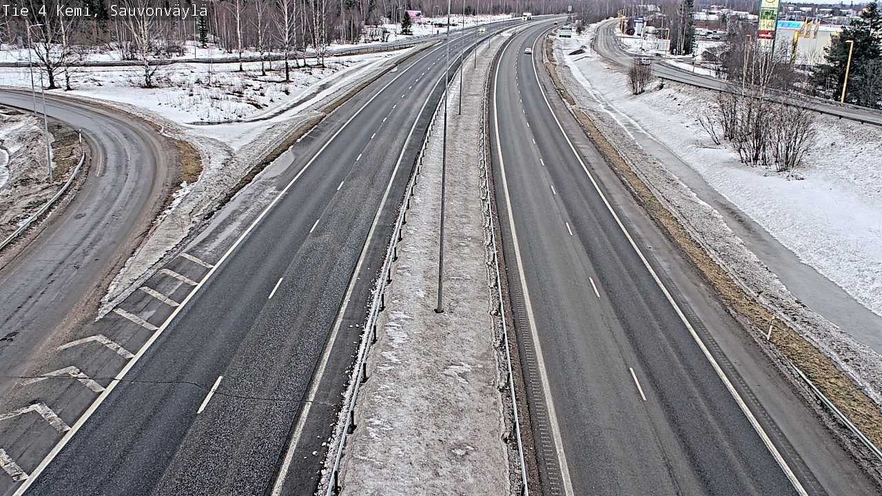 Kelikamerat Kuva Tie 4 Kemi, Sauvonväylä, Kemi, Lappi