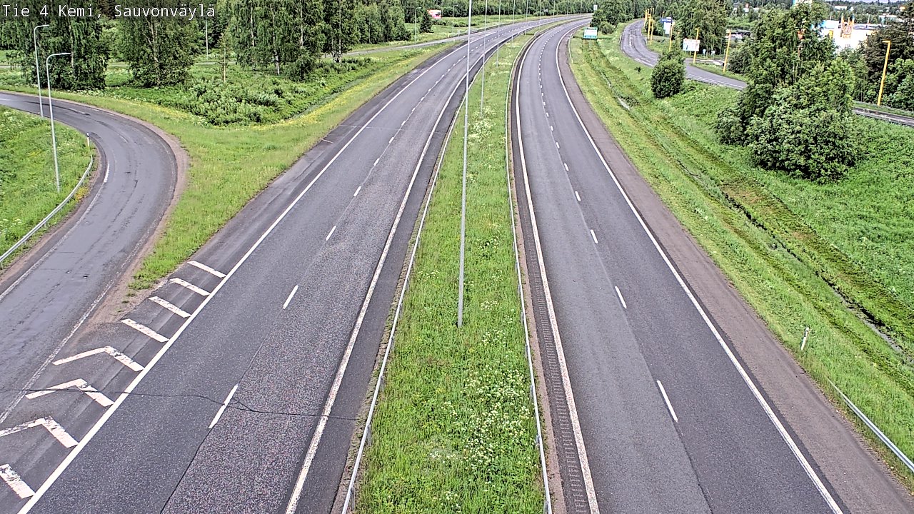 Kelikamerat Kuva Tie 4 Kemi, Sauvonväylä, Kemi, Lappi