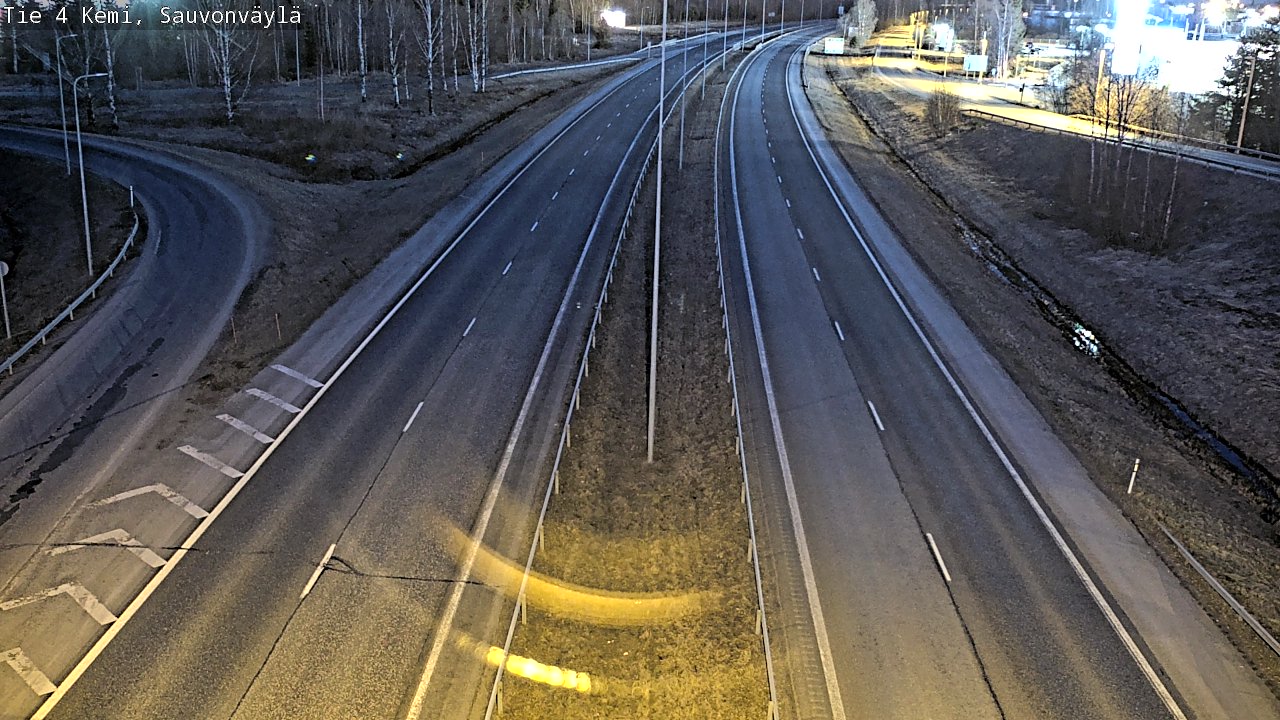 Kelikamerat Kuva Tie 4 Kemi, Sauvonväylä, Kemi, Lappi