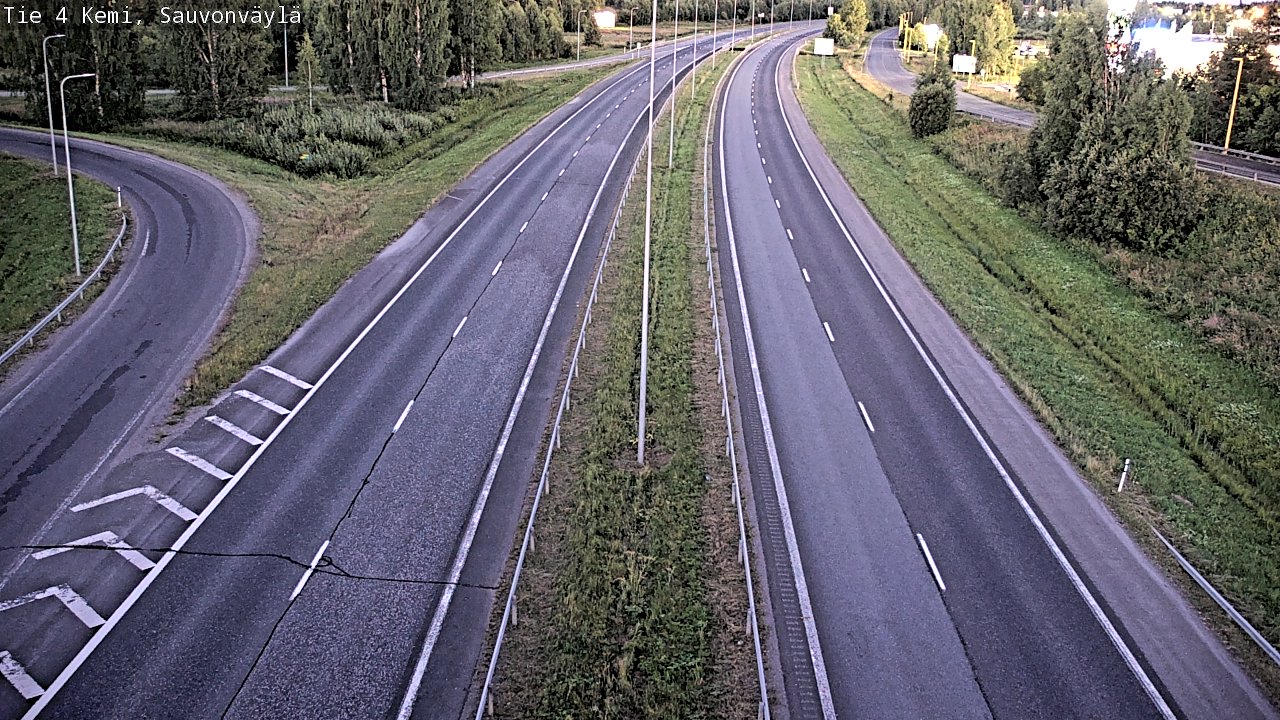 Kelikamerat Kuva Tie 4 Kemi, Sauvonväylä, Kemi, Lappi