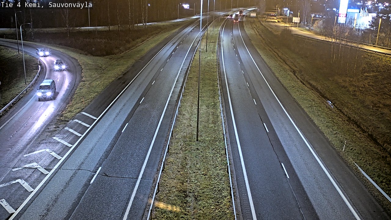 Kelikamerat Kuva Tie 4 Kemi, Sauvonväylä, Kemi, Lappi