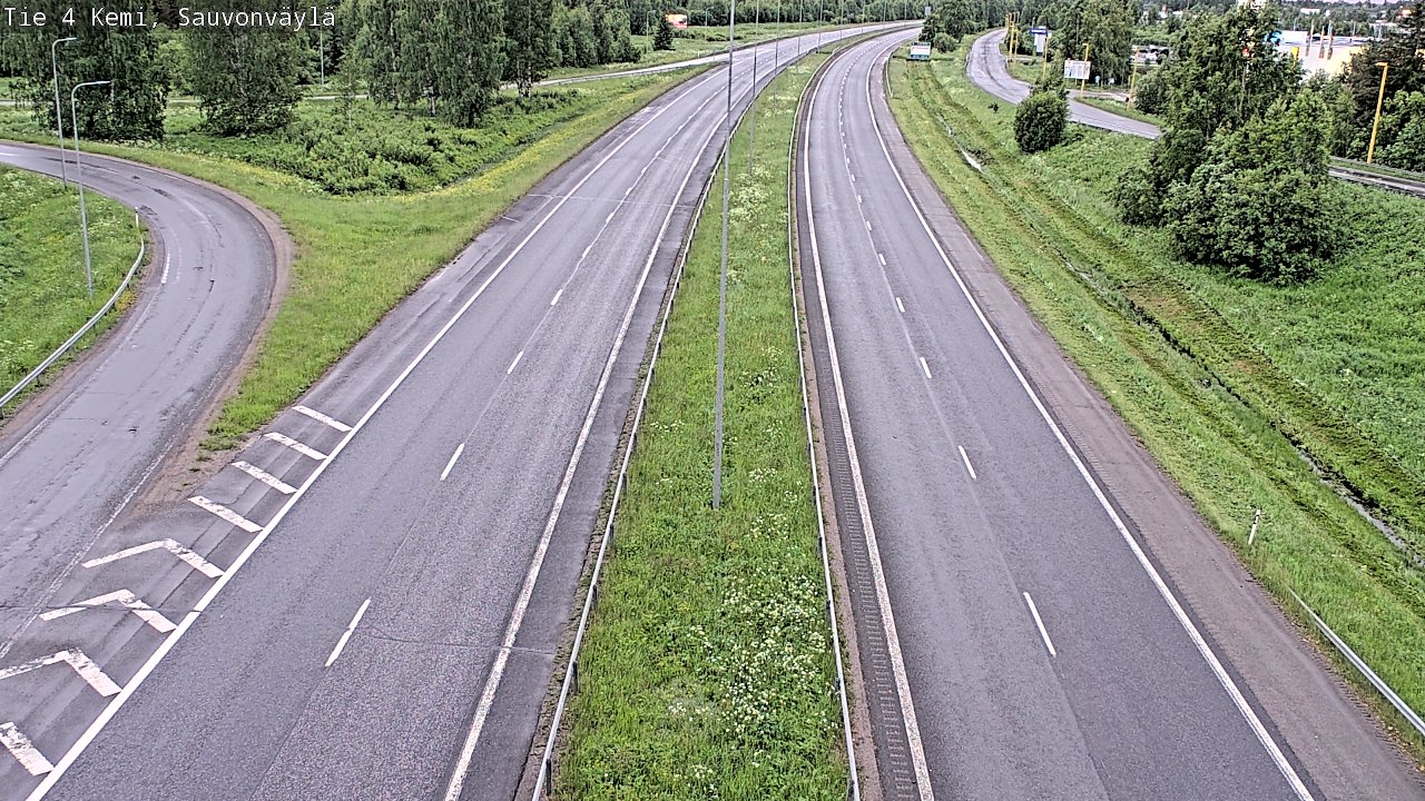 Kelikamerat Kuva Tie 4 Kemi, Sauvonväylä, Kemi, Lappi