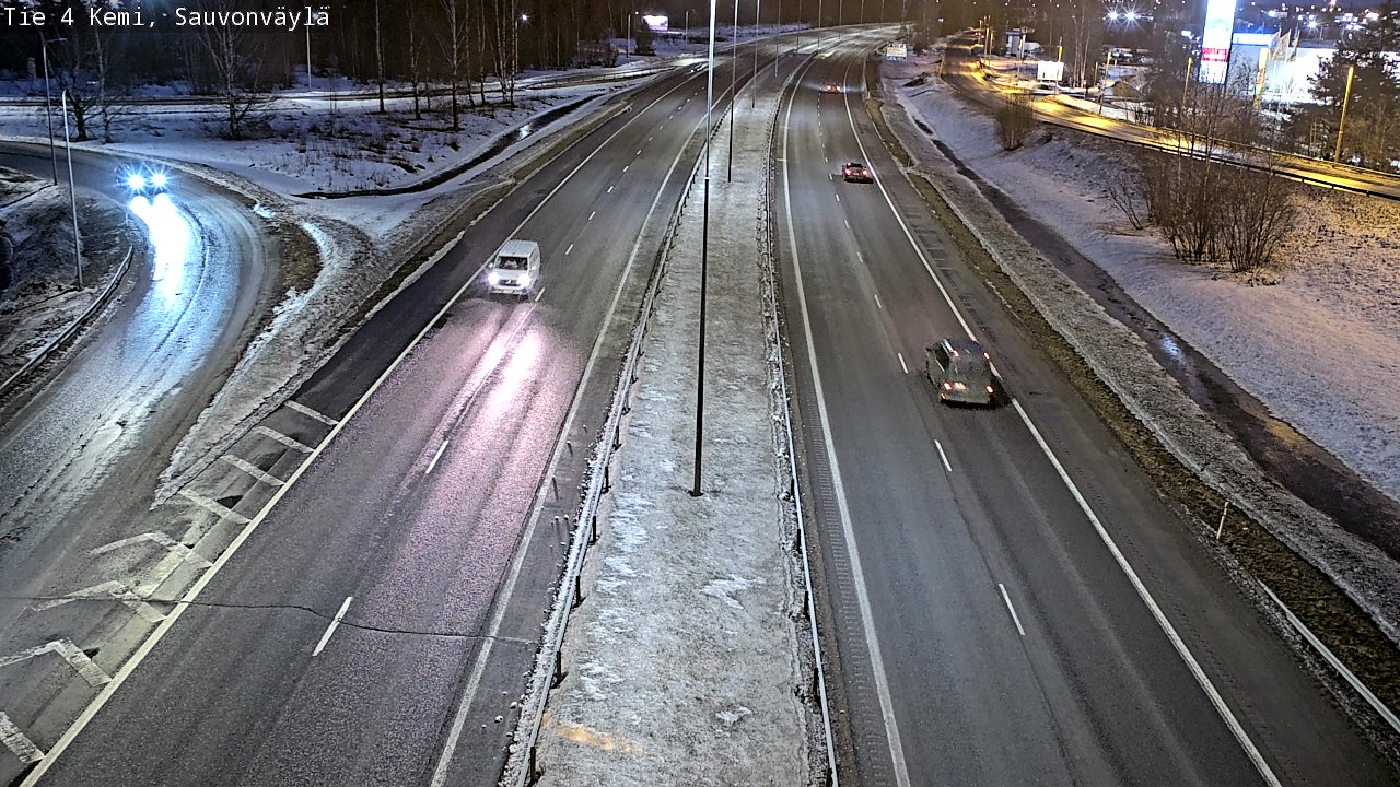 Kelikamerat Kuva Tie 4 Kemi, Sauvonväylä, Kemi, Lappi