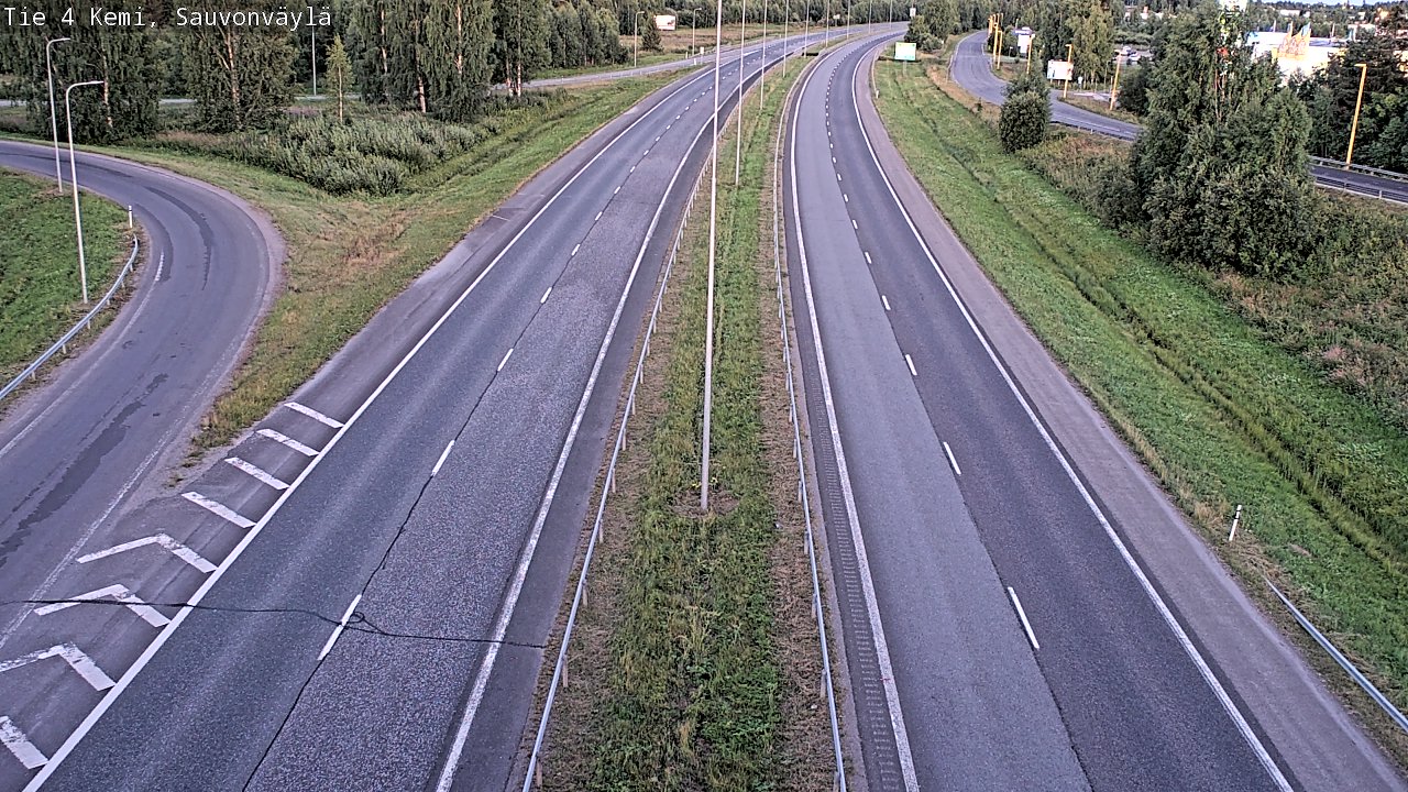 Kelikamerat Kuva Tie 4 Kemi, Sauvonväylä, Kemi, Lappi