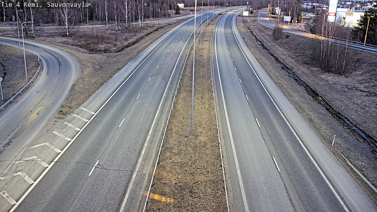 Weather Camera Image Road 4 Kemi, Sauvonväylä, Kemi, Lappi