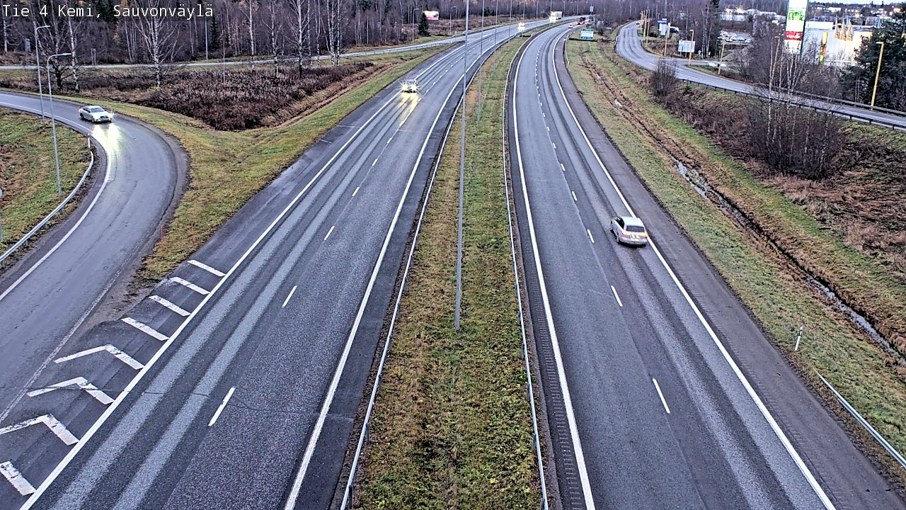 Kelikamerat Kuva Tie 4 Kemi, Sauvonväylä, Kemi, Lappi