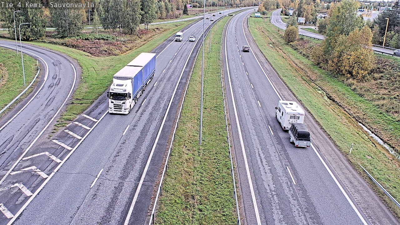 Kelikamerat Kuva Tie 4 Kemi, Sauvonväylä, Kemi, Lappi