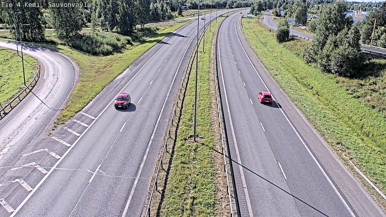 Weather Camera Image väg 4 Kemi, Sauvonväylä, Kemi, Lappi