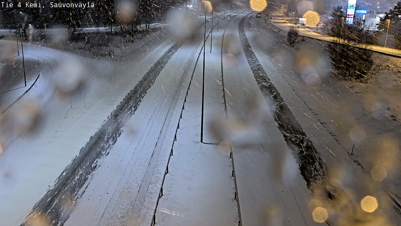 Kelikamerat Kuva Tie 4 Kemi, Sauvonväylä, Kemi, Lappi