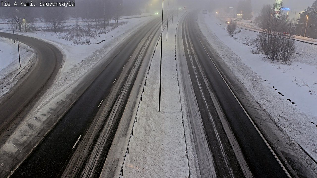 Weather Camera Image Road 4 Kemi, Sauvonväylä, Kemi, Lappi