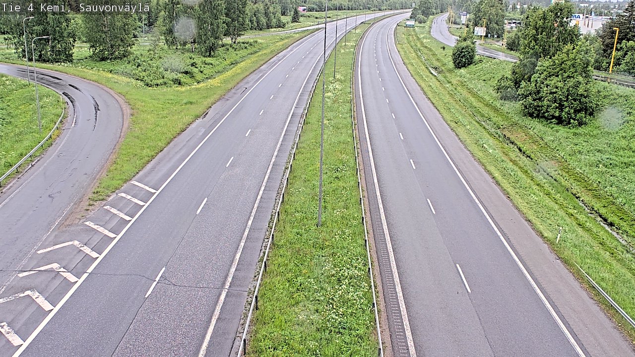 Kelikamerat Kuva Tie 4 Kemi, Sauvonväylä, Kemi, Lappi