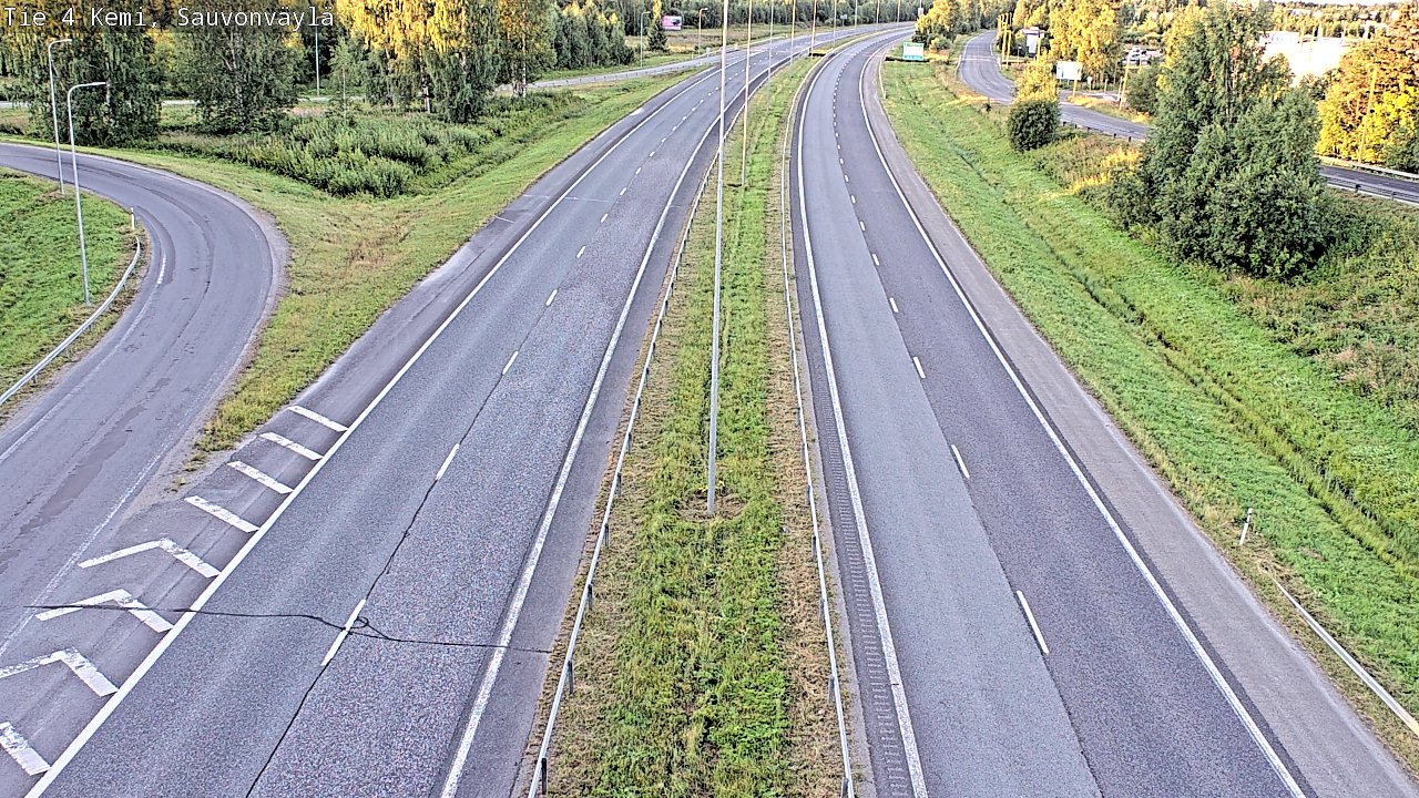 Kelikamerat Kuva Tie 4 Kemi, Sauvonväylä, Kemi, Lappi