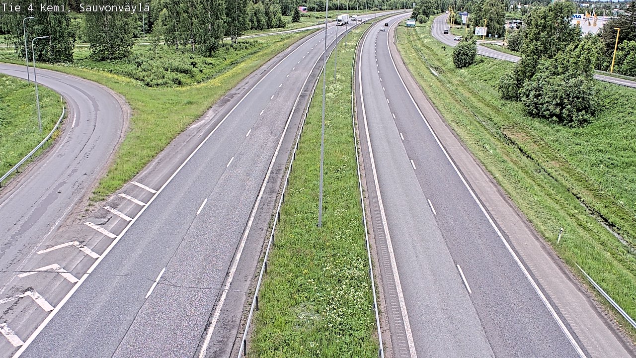Kelikamerat Kuva Tie 4 Kemi, Sauvonväylä, Kemi, Lappi