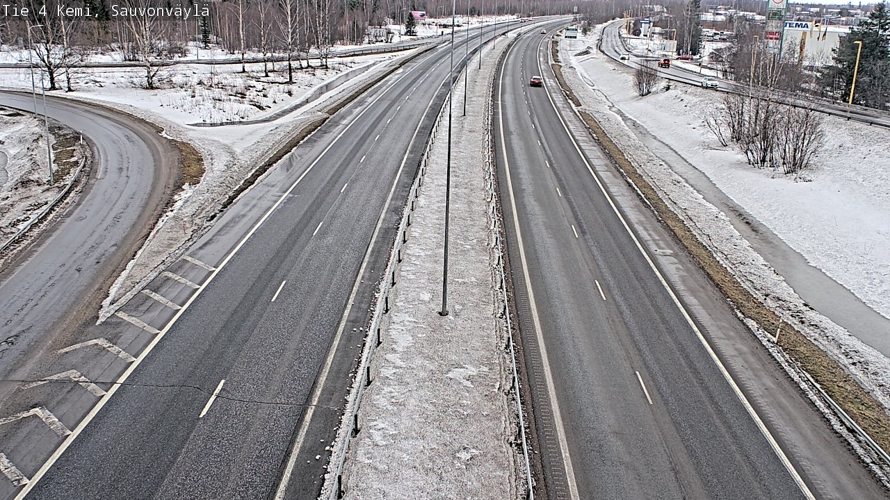 Kelikamerat Kuva Tie 4 Kemi, Sauvonväylä, Kemi, Lappi