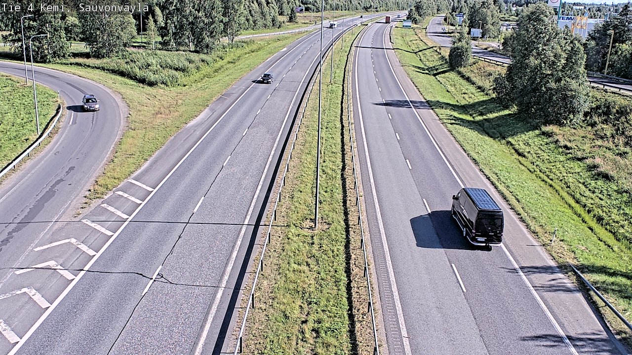 Kelikamerat Kuva Tie 4 Kemi, Sauvonväylä, Kemi, Lappi