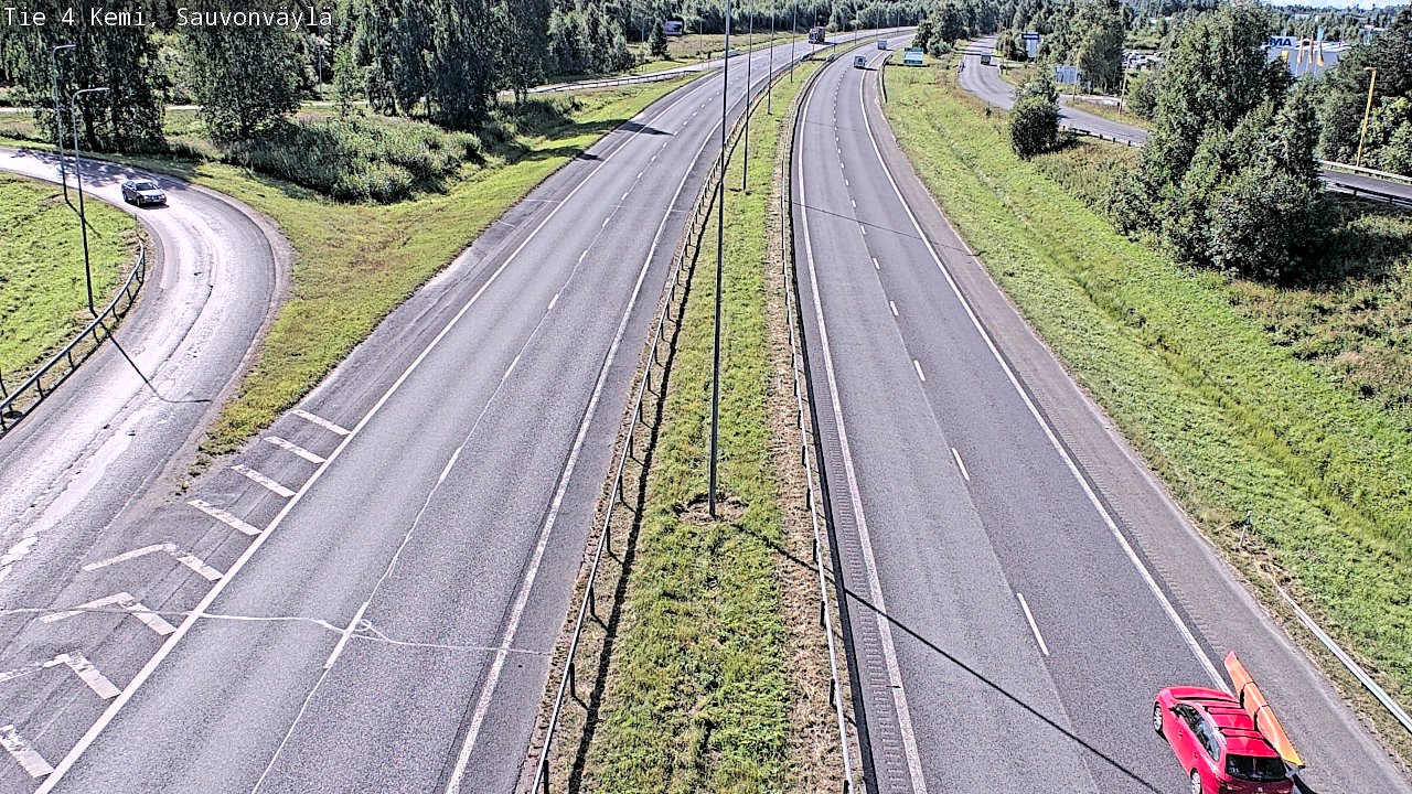 Weather Camera Image väg 4 Kemi, Sauvonväylä, Kemi, Lappi