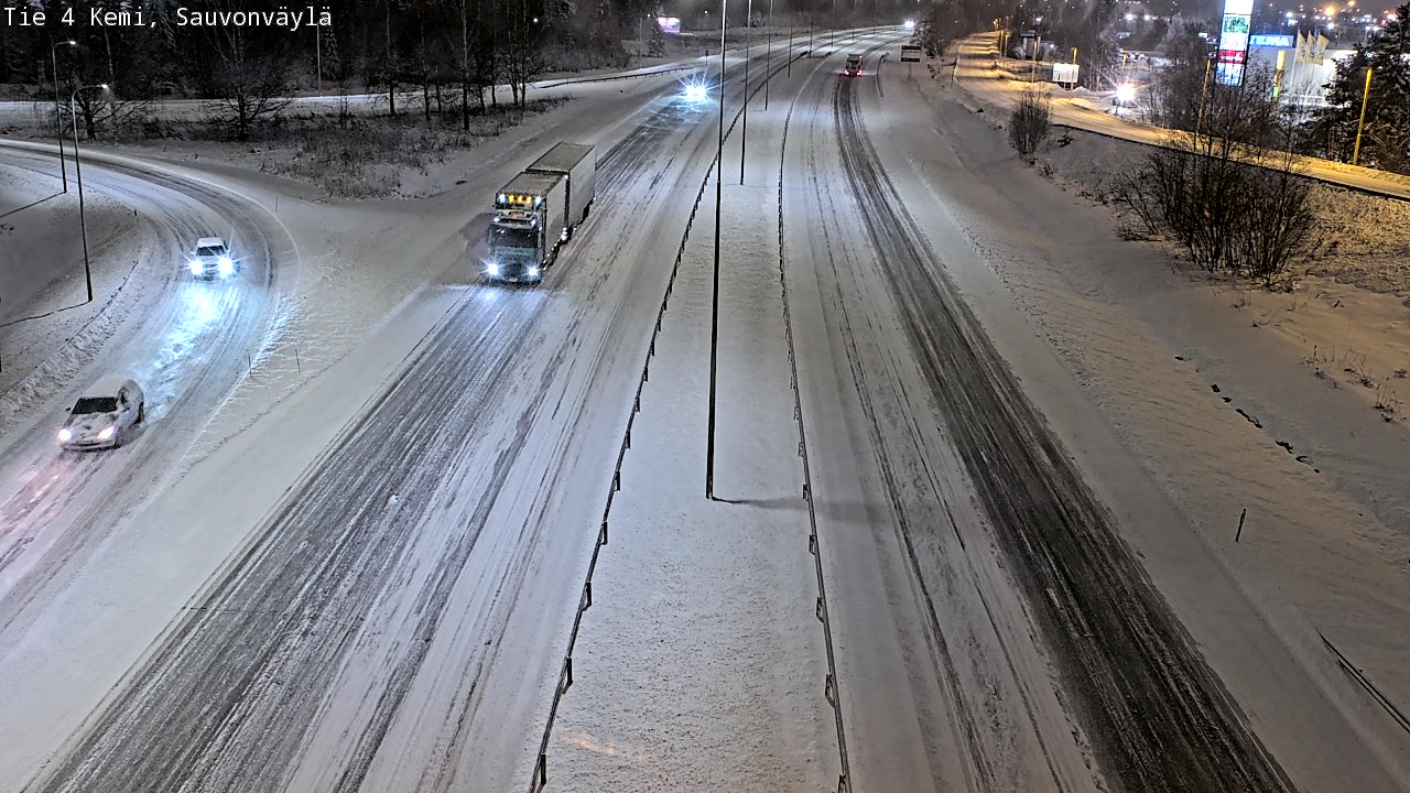 Kelikamerat Kuva Tie 4 Kemi, Sauvonväylä, Kemi, Lappi