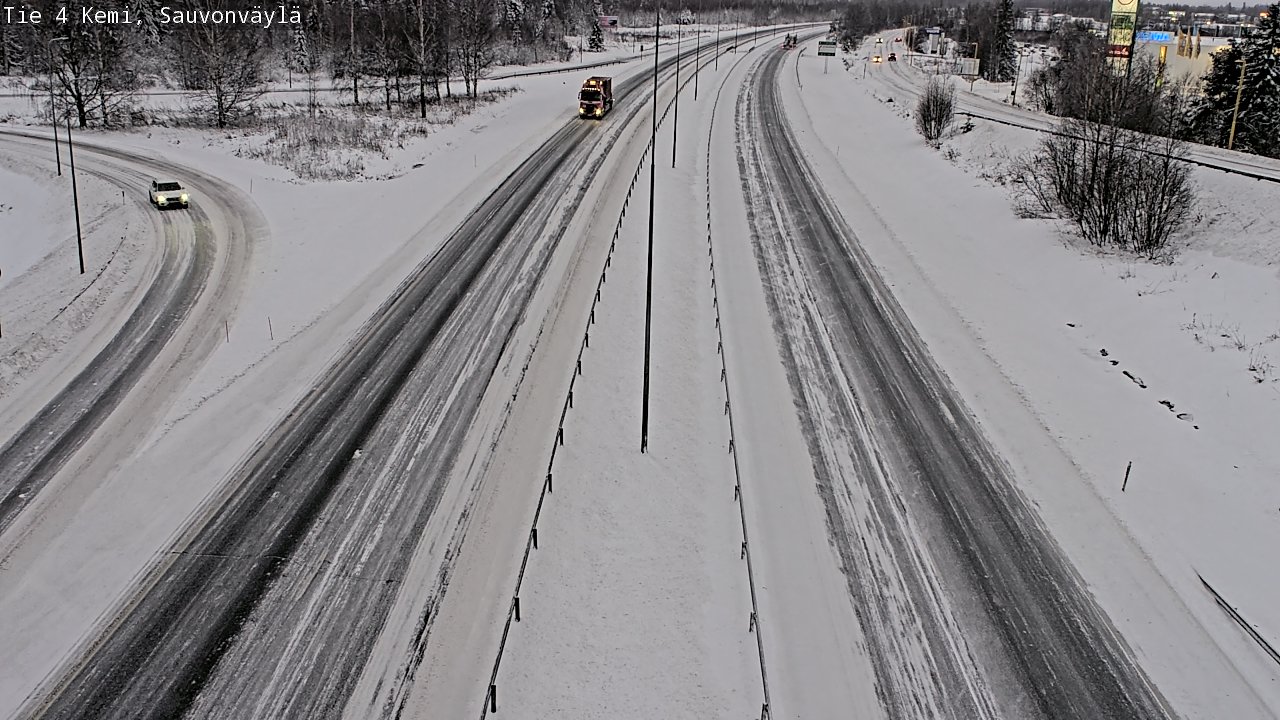 Kelikamerat Kuva Tie 4 Kemi, Sauvonväylä, Kemi, Lappi