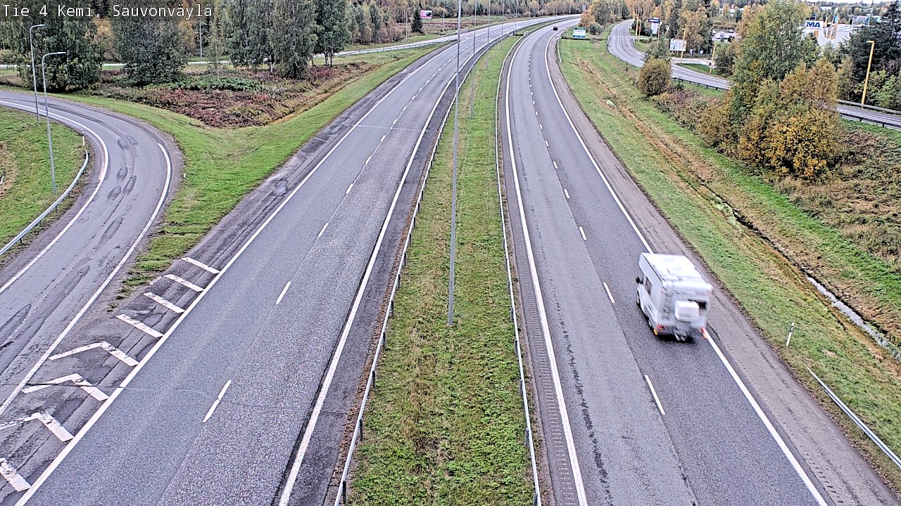 Kelikamerat Kuva Tie 4 Kemi, Sauvonväylä, Kemi, Lappi