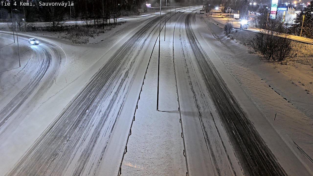 Kelikamerat Kuva Tie 4 Kemi, Sauvonväylä, Kemi, Lappi