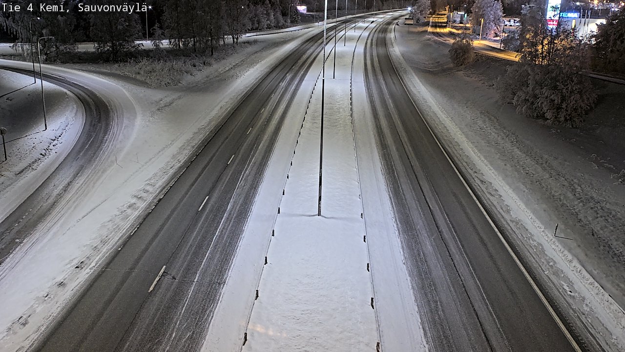 Kelikamerat Kuva Tie 4 Kemi, Sauvonväylä, Kemi, Lappi