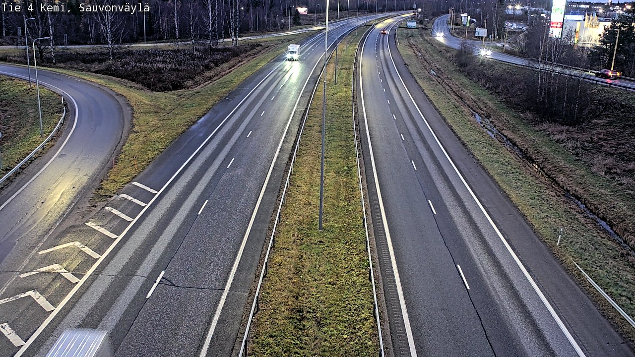 Kelikamerat Kuva Tie 4 Kemi, Sauvonväylä, Kemi, Lappi