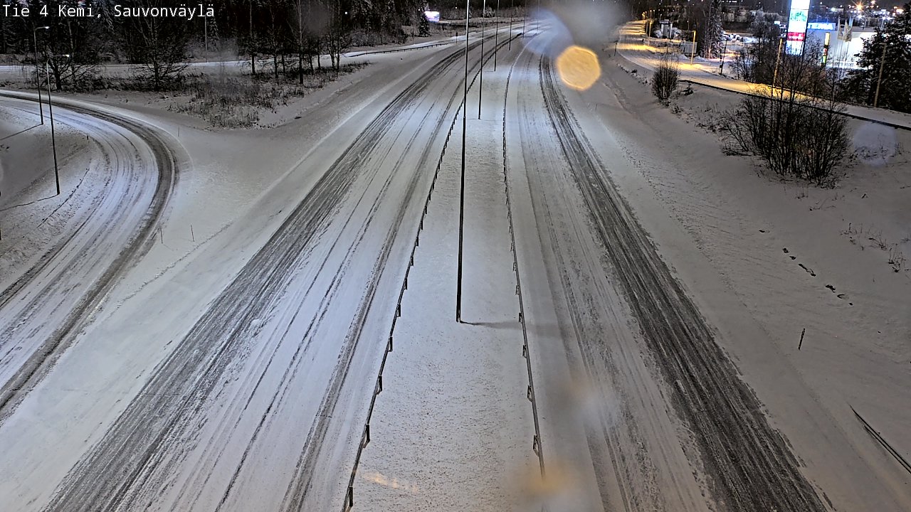 Kelikamerat Kuva Tie 4 Kemi, Sauvonväylä, Kemi, Lappi