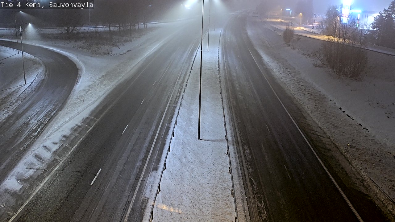 Weather Camera Image Road 4 Kemi, Sauvonväylä, Kemi, Lappi