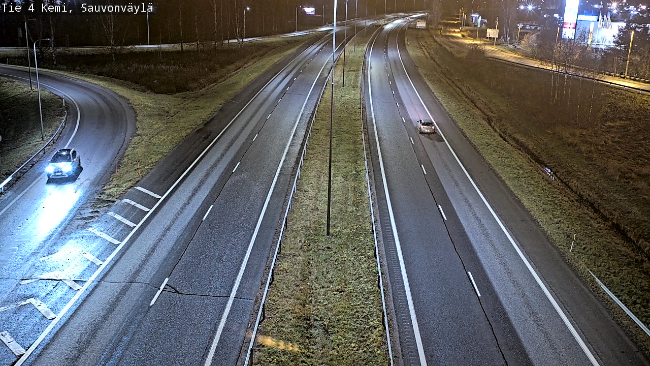 Kelikamerat Kuva Tie 4 Kemi, Sauvonväylä, Kemi, Lappi