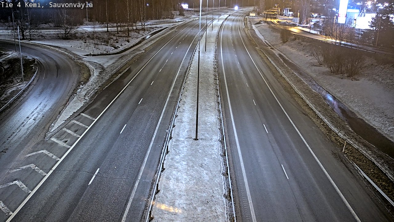 Weather Camera Image Road 4 Kemi, Sauvonväylä, Kemi, Lappi