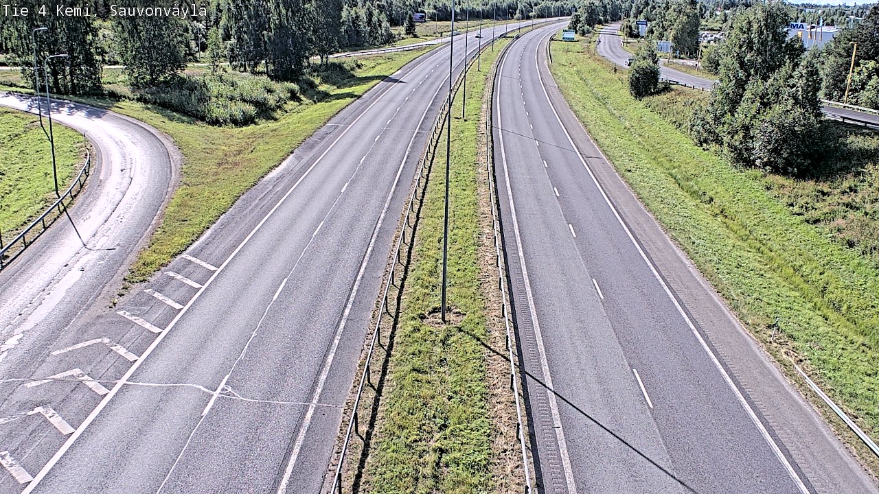 Weather Camera Image väg 4 Kemi, Sauvonväylä, Kemi, Lappi