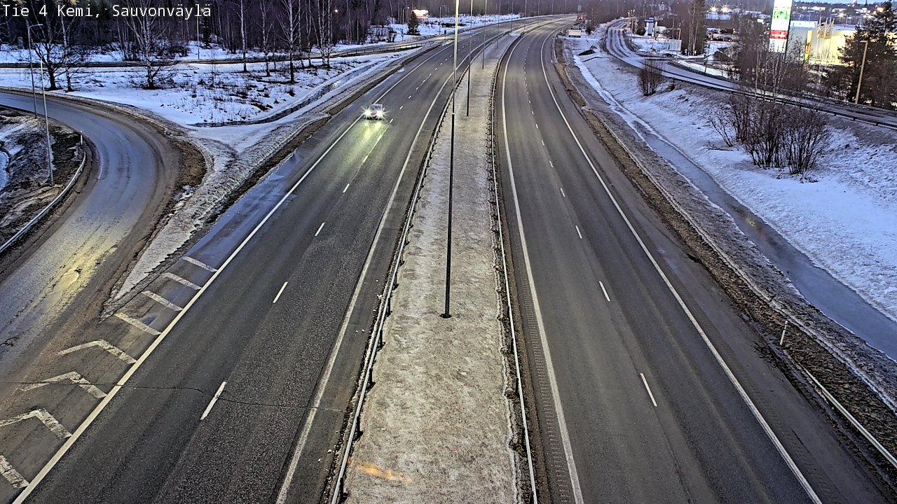Weather Camera Image Road 4 Kemi, Sauvonväylä, Kemi, Lappi