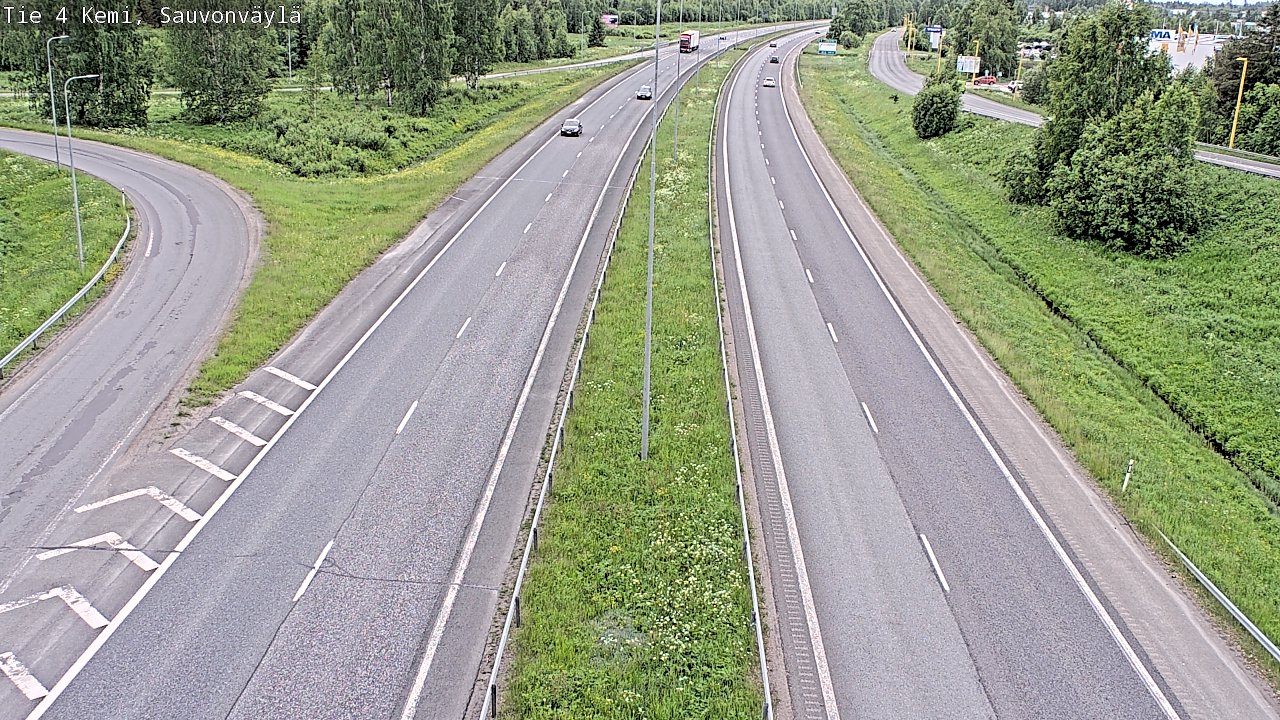 Kelikamerat Kuva Tie 4 Kemi, Sauvonväylä, Kemi, Lappi