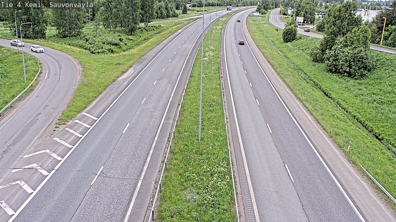 Kelikamerat Kuva Tie 4 Kemi, Sauvonväylä, Kemi, Lappi