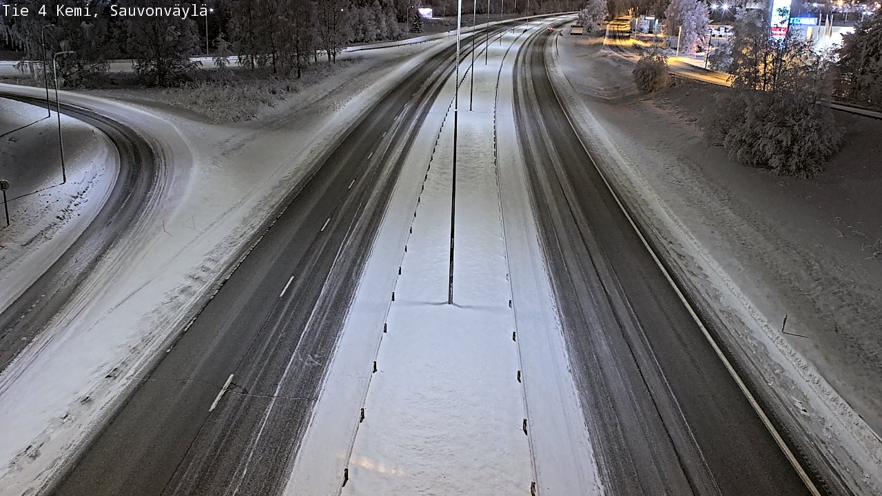 Kelikamerat Kuva Tie 4 Kemi, Sauvonväylä, Kemi, Lappi
